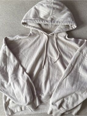 Neutral Ivory Pullover Hoodie